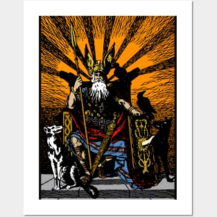 Odin, King of the Norse Gods Posters and Art